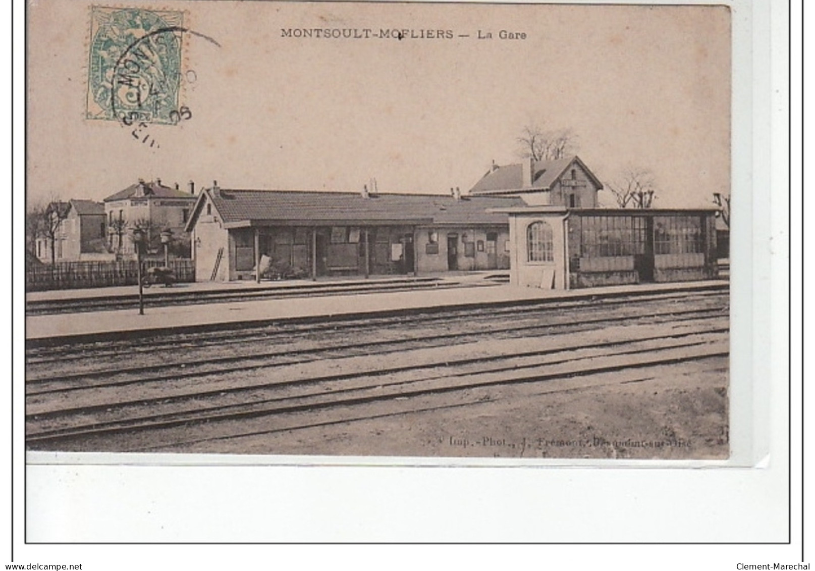 MONTSOULT MOFLIERS - La Gare - Très Bon état - Montsoult