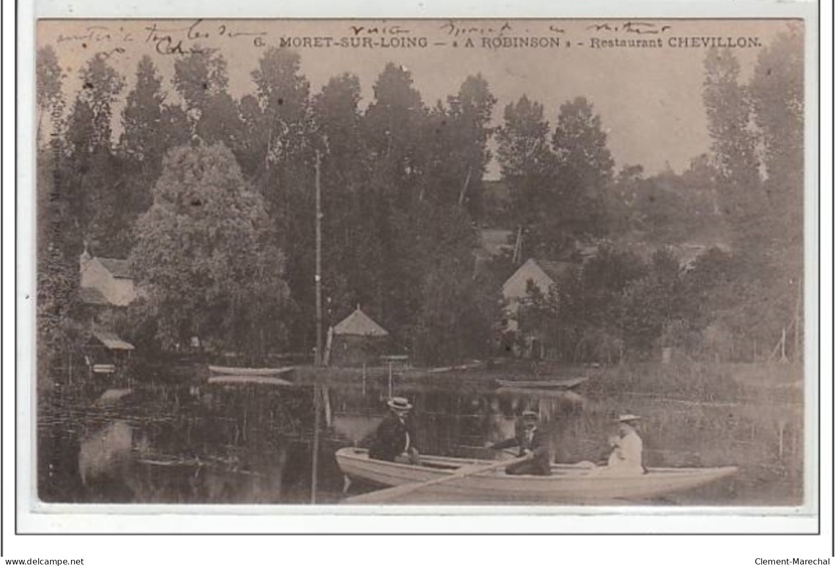 MORET SUR LOING : """"A. Robinson"""" - Restaurant Chevillon - Très Bon état - Moret Sur Loing