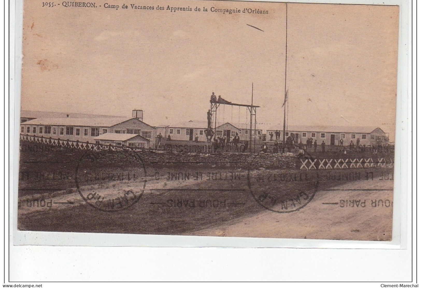 QUIBERON - Camp De Vacances Des Apprentis De La Compagnie D'Orléans - Très Bon état - Quiberon