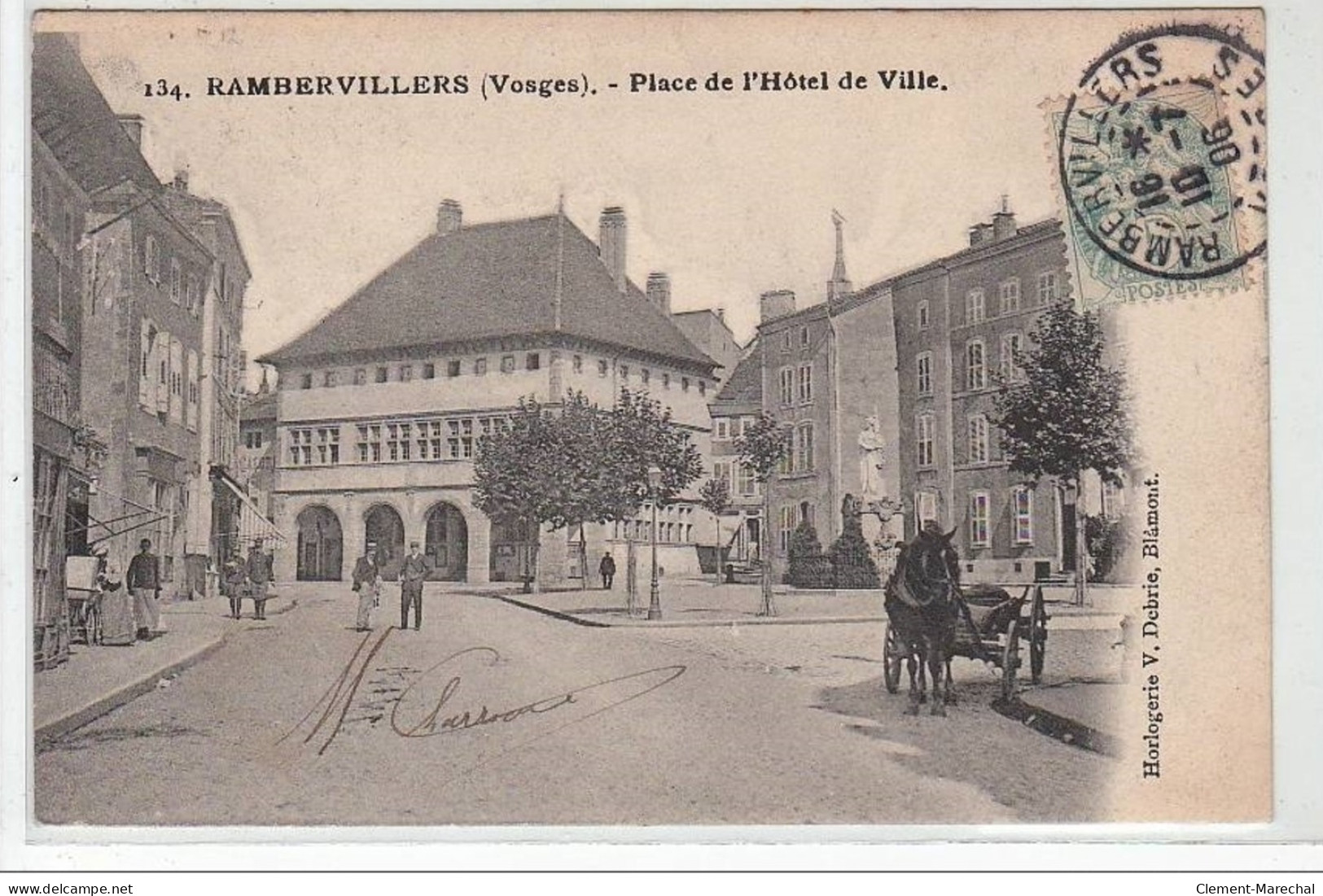 RAMBERVILLERS : Place De L'hôtel De Ville - Très Bon état - Rambervillers