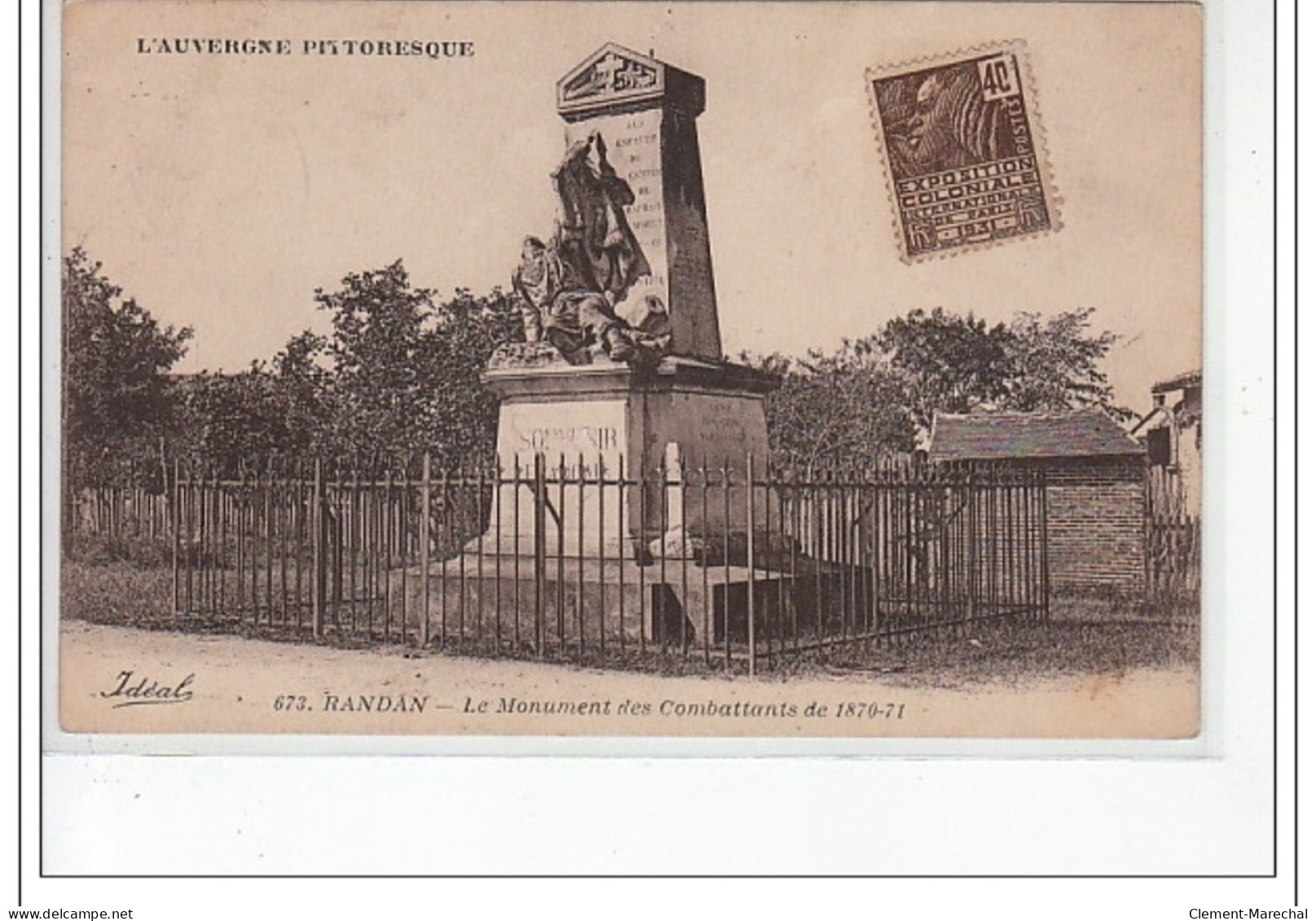 RANDAN - Le Monument Des Combattants De 1870-71 - Très Bon état - Autres & Non Classés