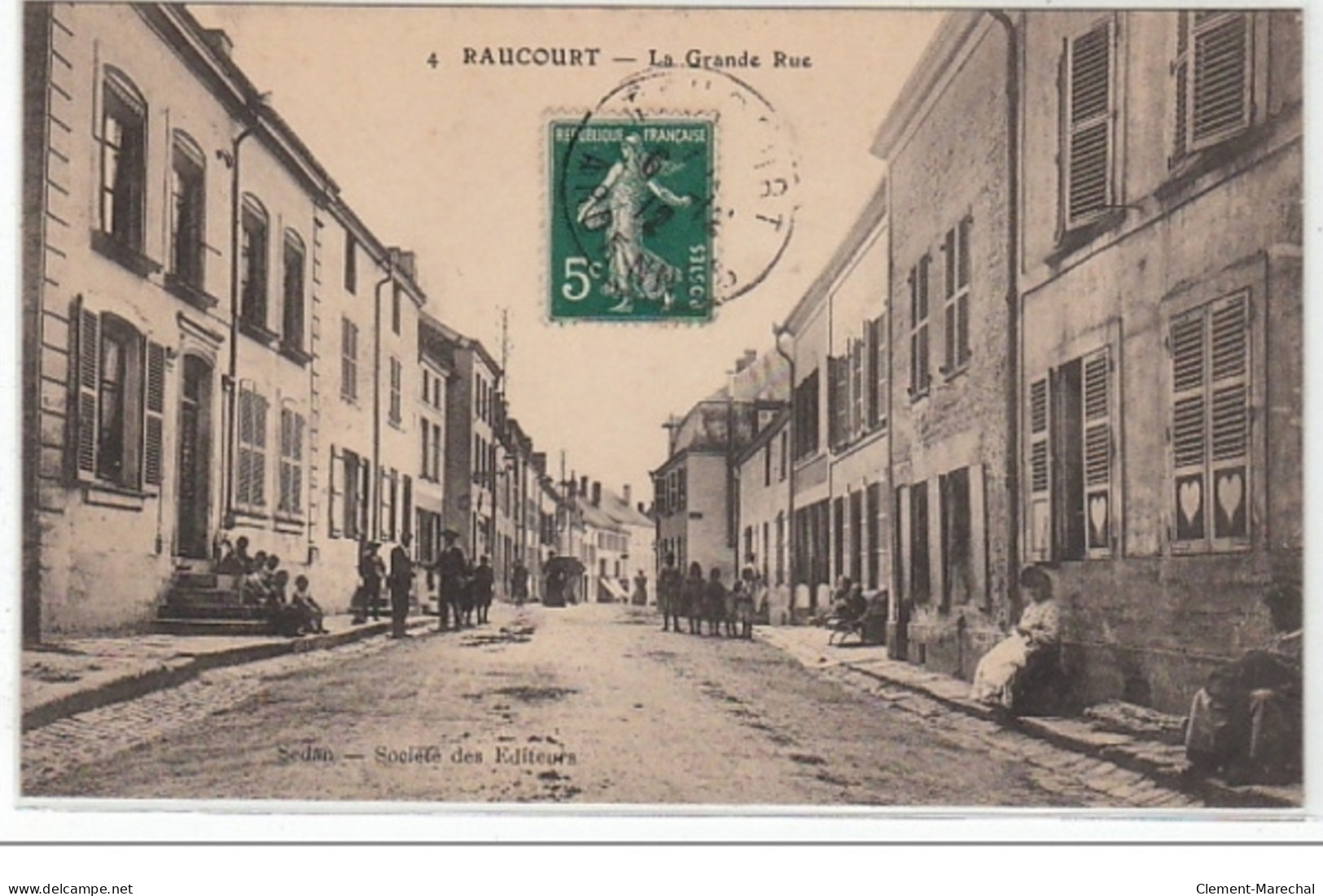RAUCOURT : La Grande Rue - Très Bon état - Other & Unclassified