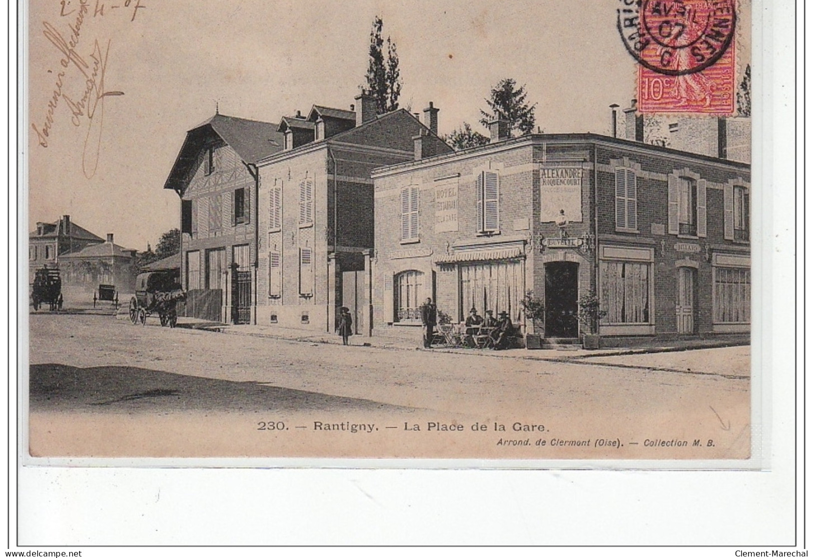 RANTIGNY - La Place De La Gare - état - Rantigny