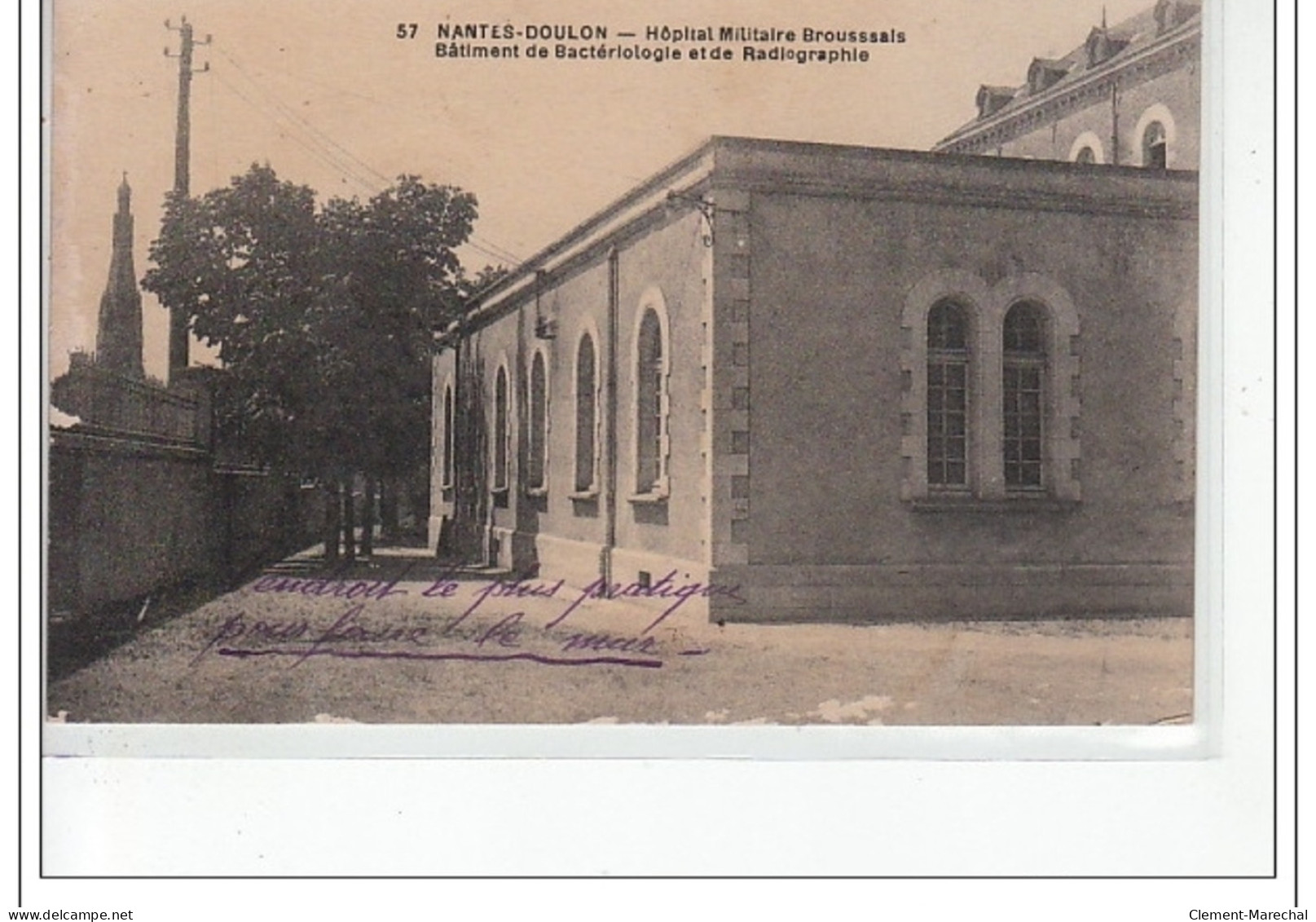 NANTES DOULON - Hôpital Militaire Broussais - Bâtiment De Bactériologie Et De Radiographie - Très Bon état - Nantes