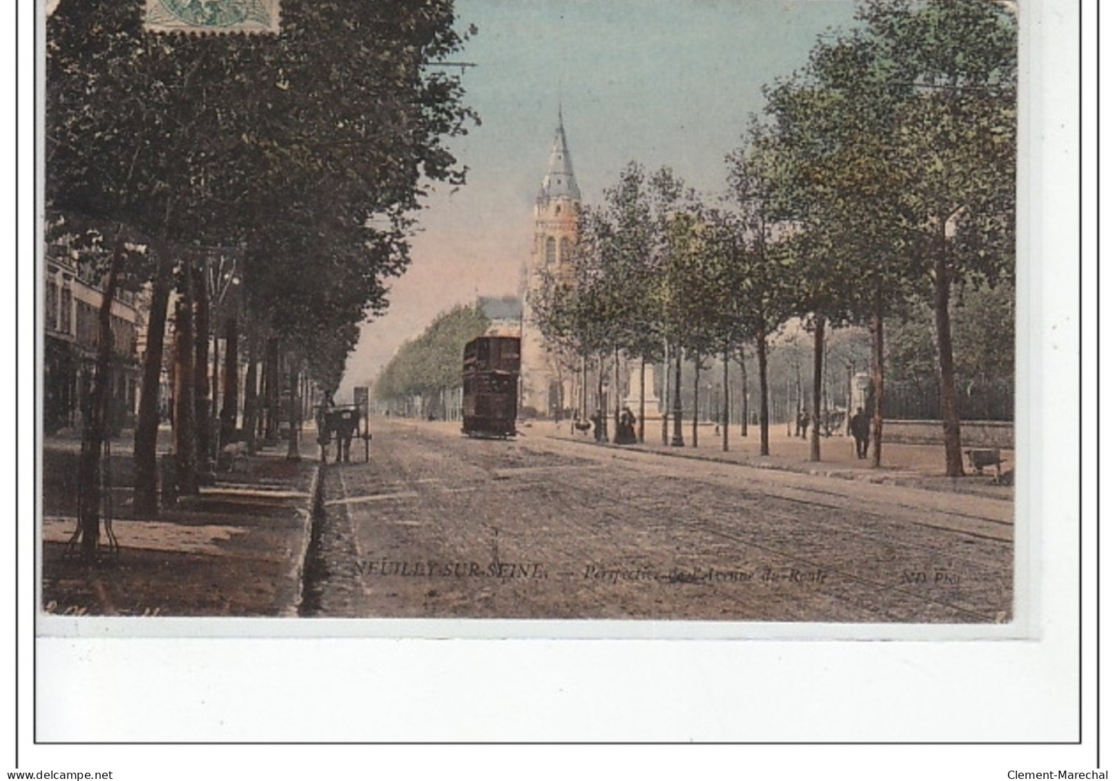 NEUILLY SUR SEINE - Perspective De L'Avenue Du Roule - Très Bon état - Neuilly Sur Seine