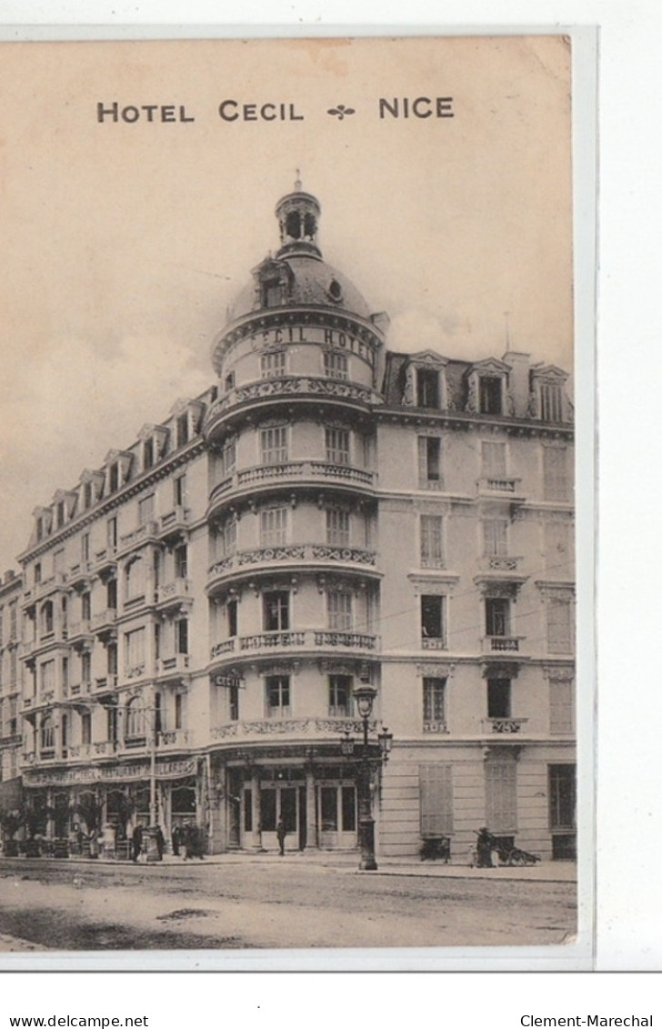 NICE - Hôtel Cecil - Très Bon état - Cafés, Hoteles, Restaurantes