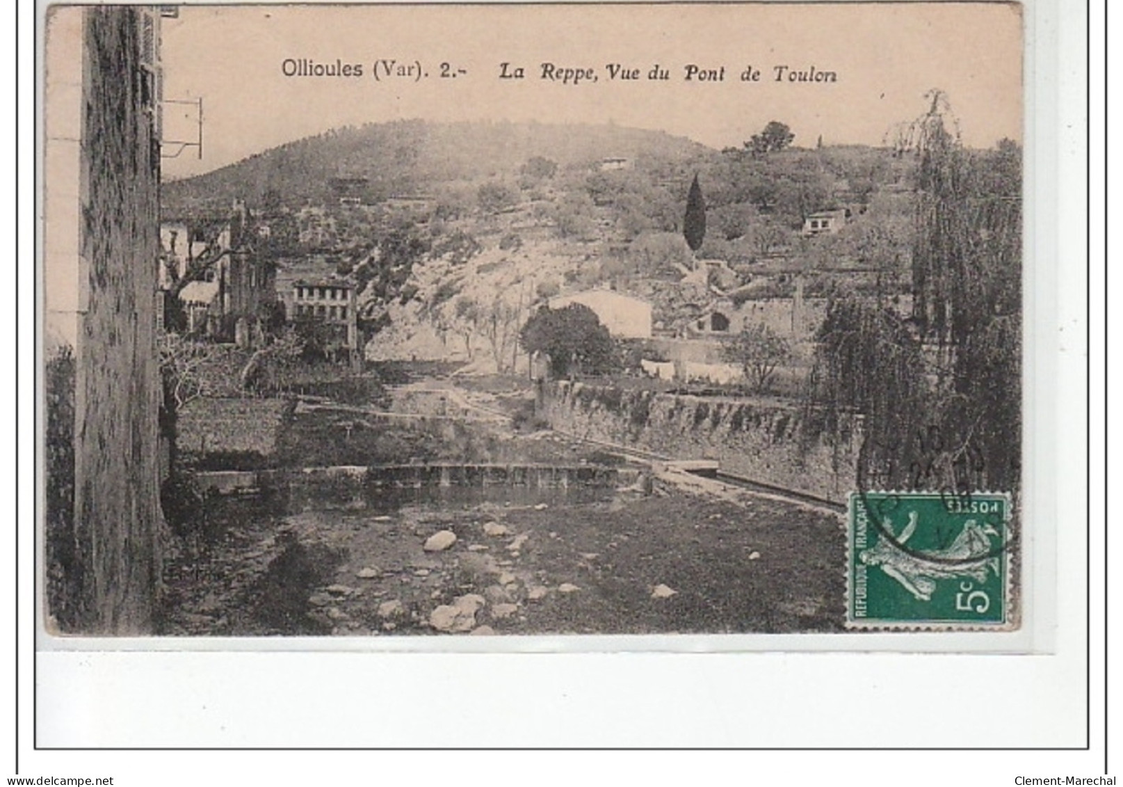 OLLIOULES - La Reppe, Vue Du Pont De Toulon - Très Bon état - Ollioules