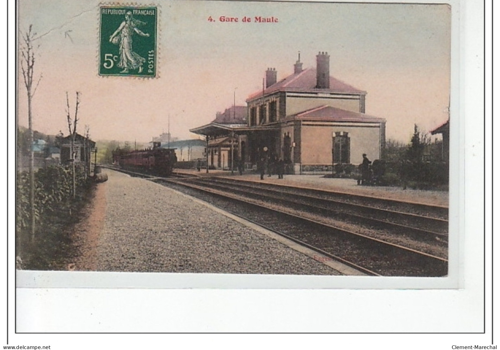 MAULE - Gare De Maule - état - Maule