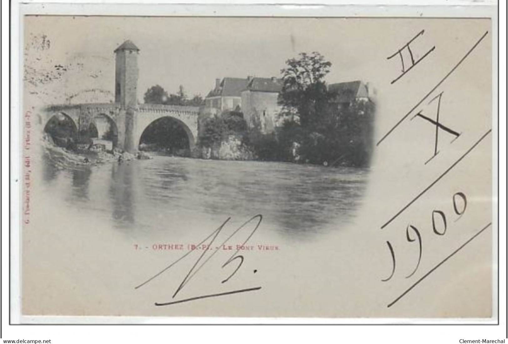 ORTHEZ : Le Pont Vieux - Très Bon état - Orthez