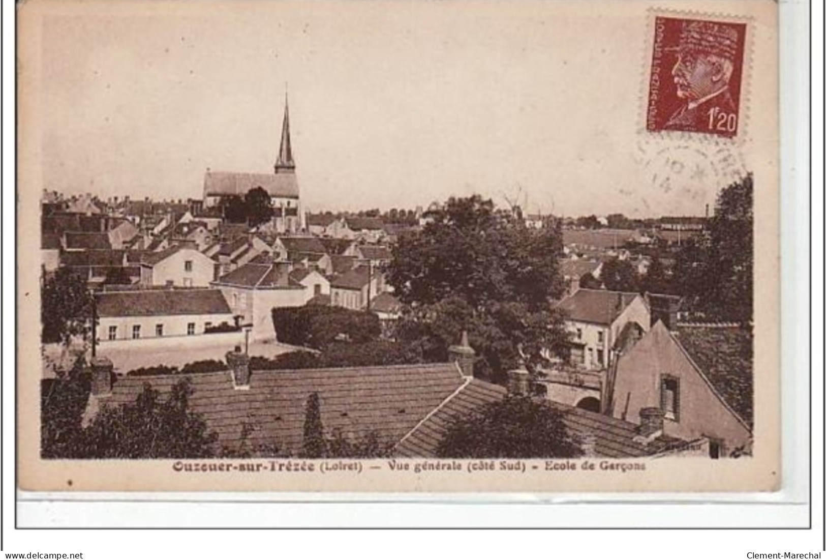 OUZOUER SUR TREZEE - Vue Générale Côté Sud - Ecole Des Garçons - Très Bon état - Ouzouer Sur Loire