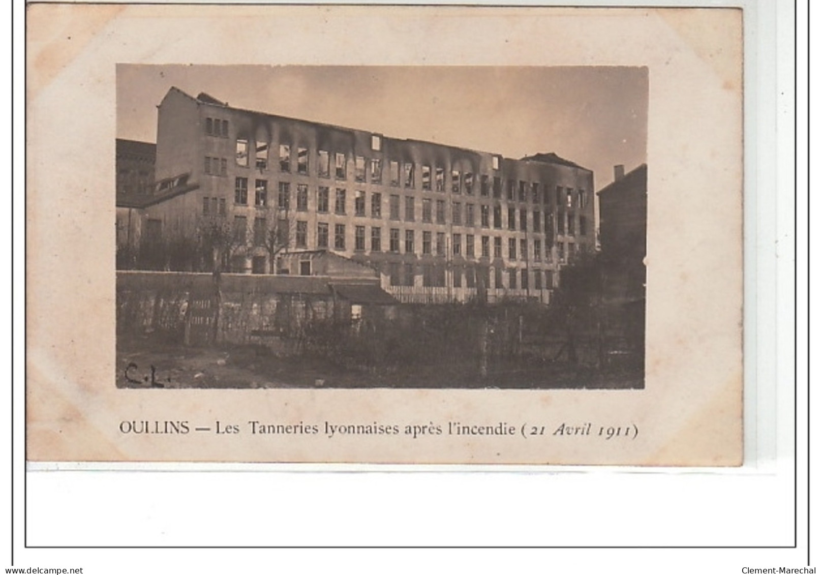 OULLINS - Les Tanneries Lyonnaises Après L'incendie 1911 - Très Bon état - Oullins