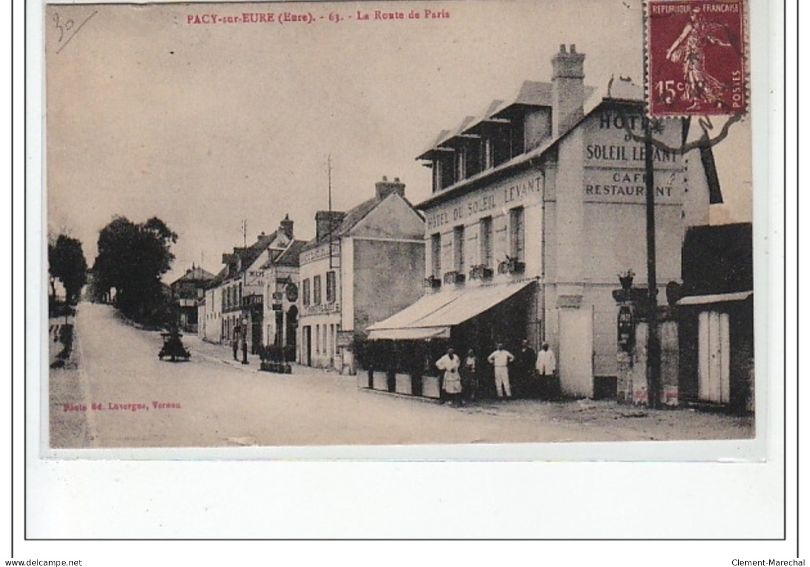 PACY SUR EURE - La Route De Paris - Très Bon état - Pacy-sur-Eure