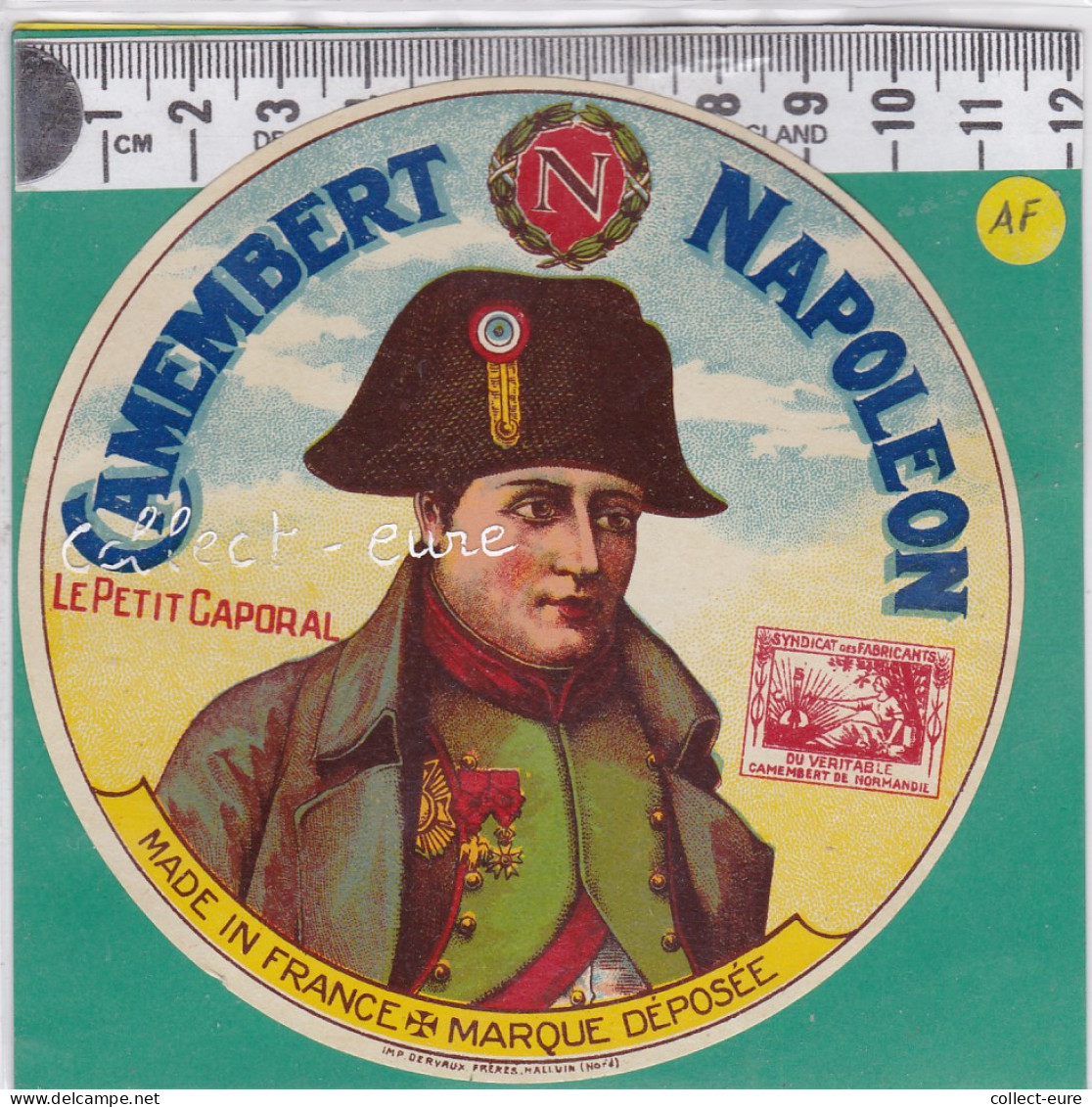 C1248 FROMAGE CAMEMBERT LE PETIT CAPORAL MANCHE ?? MITTOIS CALVADOS ?? NAPOLEON - Cheese