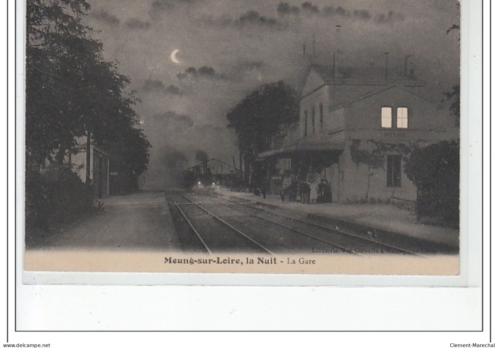 MEUNG SUR LOIRE - La Nuit, La Gare - Très Bon état - Other & Unclassified