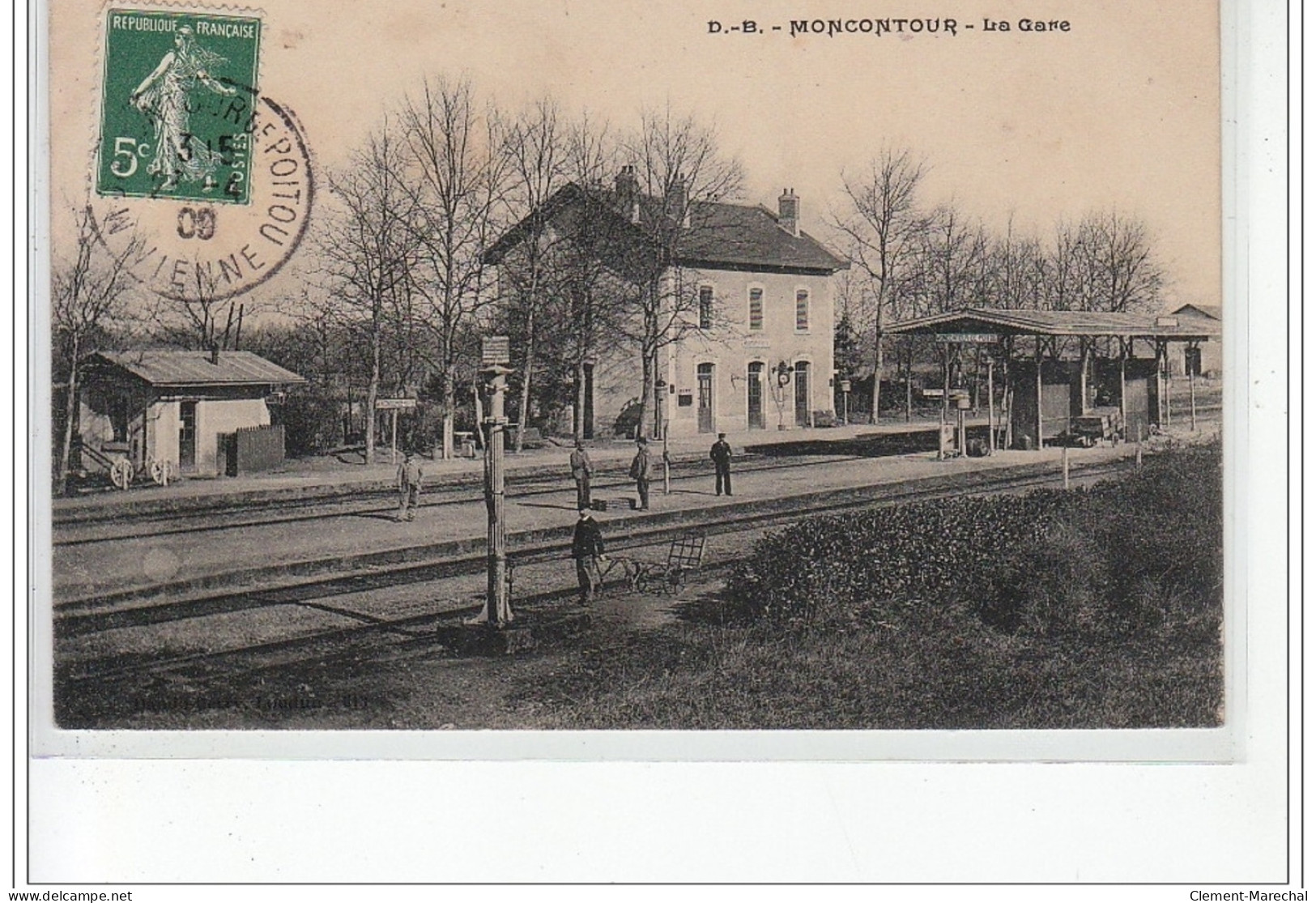 MONCONTOUR - La Gare - Très Bon état - Otros & Sin Clasificación