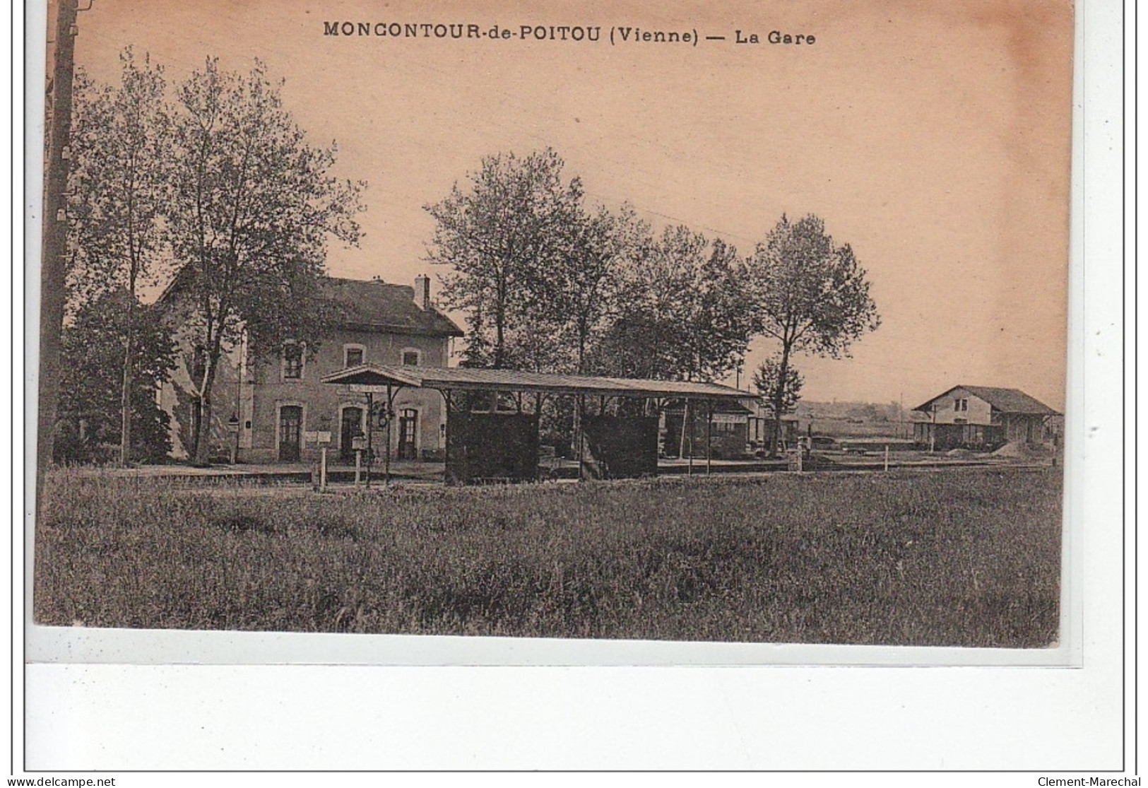 MONCONTOUR DE POITOU - La Gare - Très Bon état - Other & Unclassified