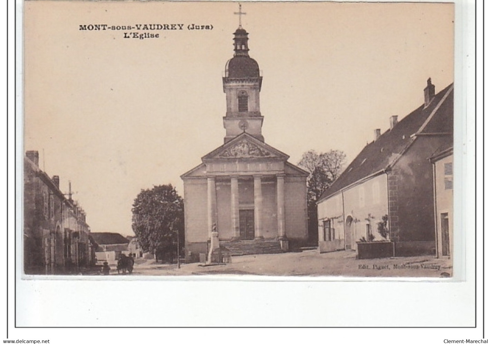 MONT SOUS VAUDREY - L'église - Très Bon état - Other & Unclassified