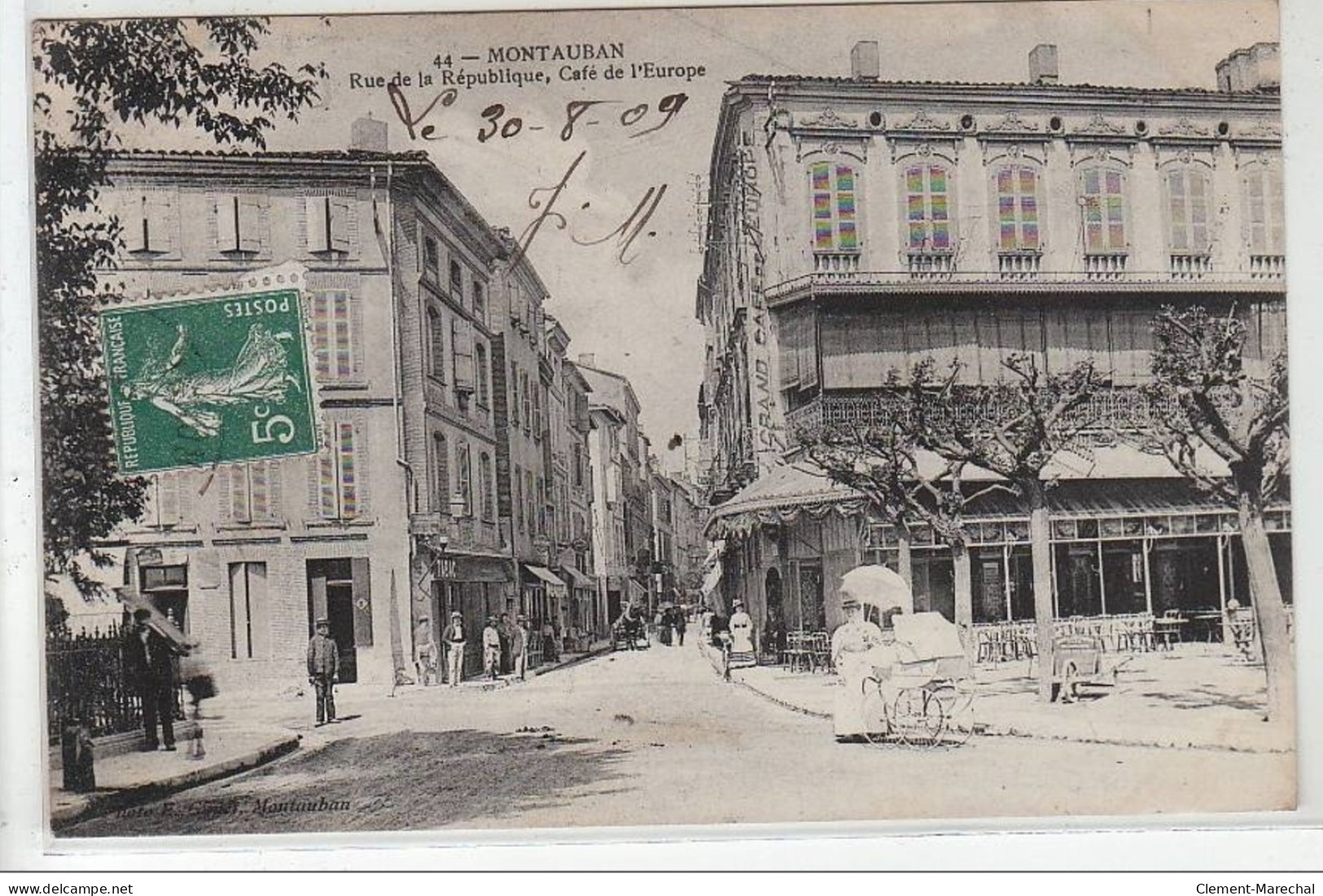 MONTAUBAN : Rue De La République, Café De L'Europe - Très Bon état - Montauban