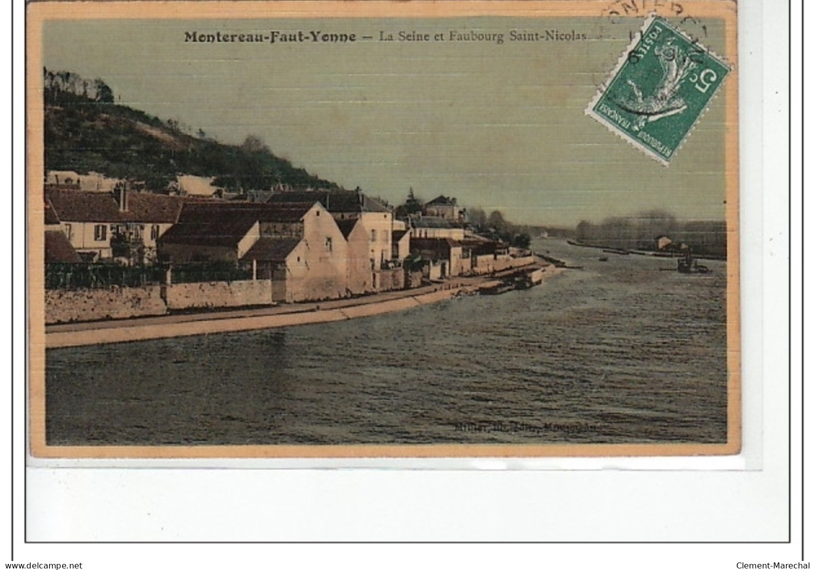 MONTEREAU FAULT YONNE -  La Seine Et Le Faubourg Saint Nicolas - Très Bon état - Montereau