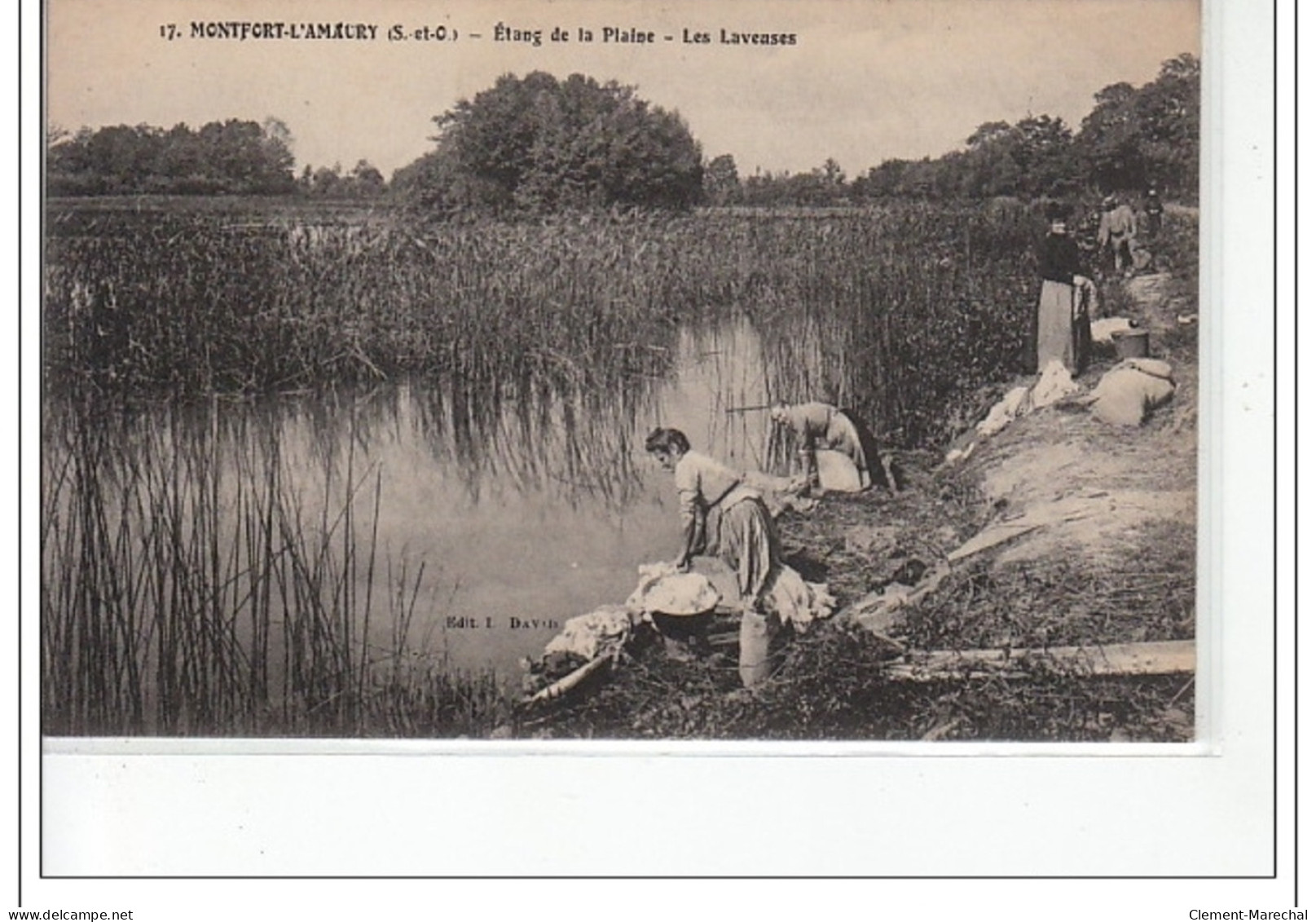 MONTFORT L'AMAURY - Etang De La Plaine - Les Laveuses - Très Bon état - Montfort L'Amaury