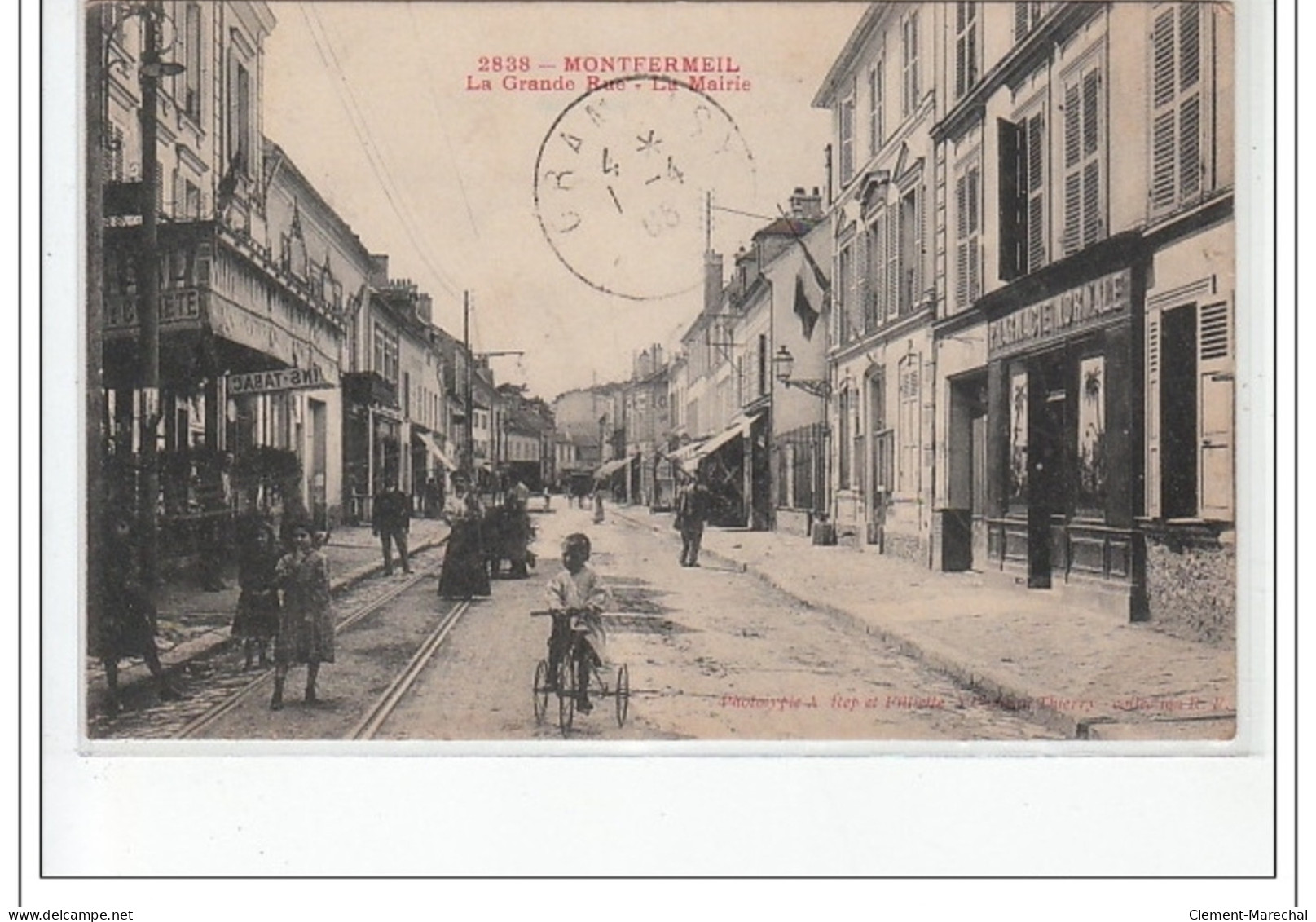 MONTFERMEIL - La Grande Rue - La Mairie - Très Bon état - Montfermeil