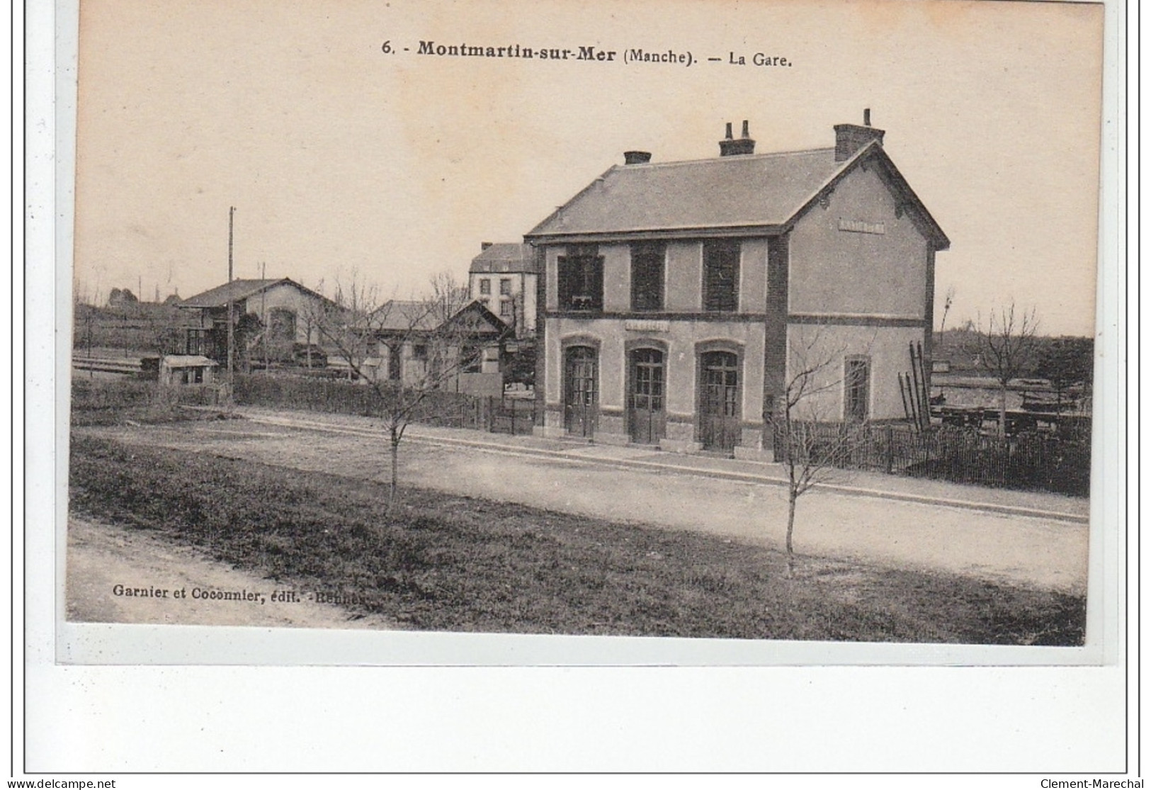 MONTMARTIN SUR MER - La Gare - Très Bon état - Montmartin Sur Mer