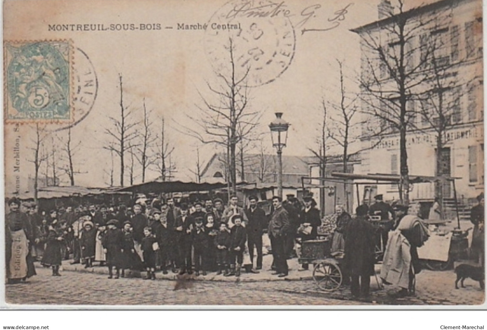 MONTREUIL SOUS BOIS : Le Marché - Très Bon état - Other & Unclassified