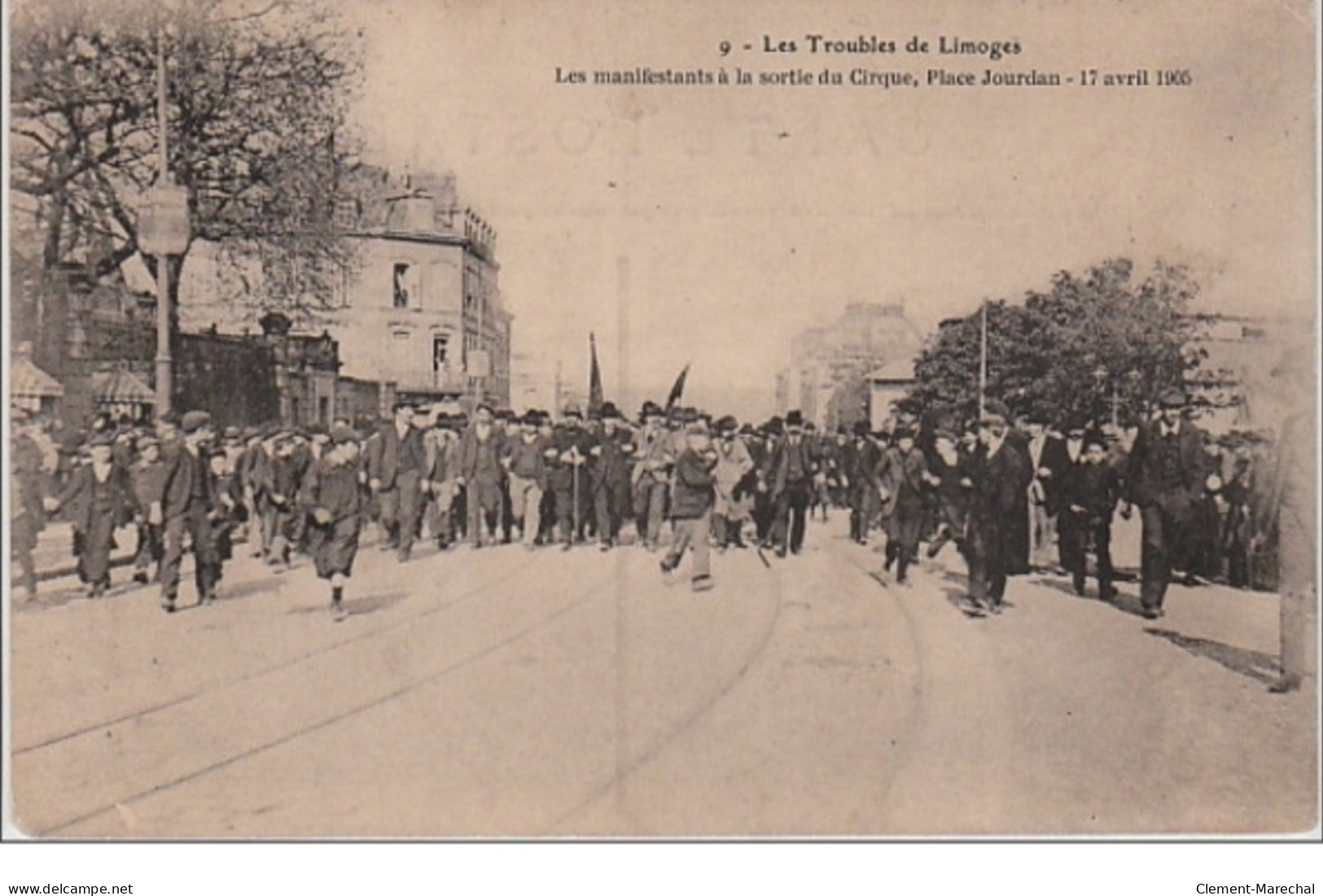 LIMOGES : Les Grèves De 1905 - Bon état (coins Légèrement Arrondis) - Other & Unclassified