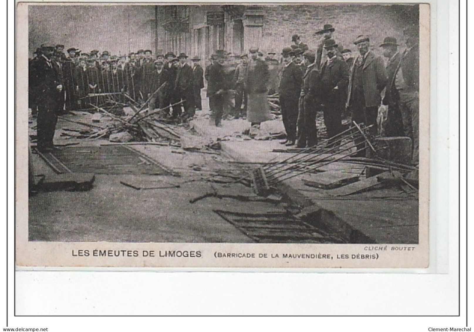 LIMOGES - Les émeutes De Limoges (barricade De La Mauvendière, Les Débris) - Très Bon état - Limoges