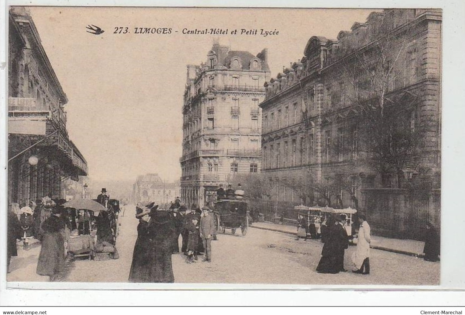 LIMOGES : Central-hôtel Et Petit Lycée - Très Bon état - Limoges