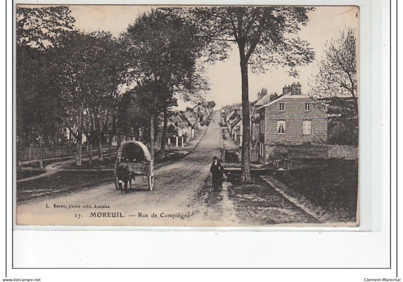 MOREUIL - Rue De Compiègne - Très Bon état - Moreuil