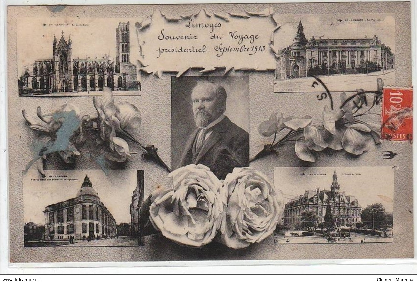 LIMOGES : Souvenir Du Voyage Présidentiel - Septembre 1913 - Très Bon état - Limoges
