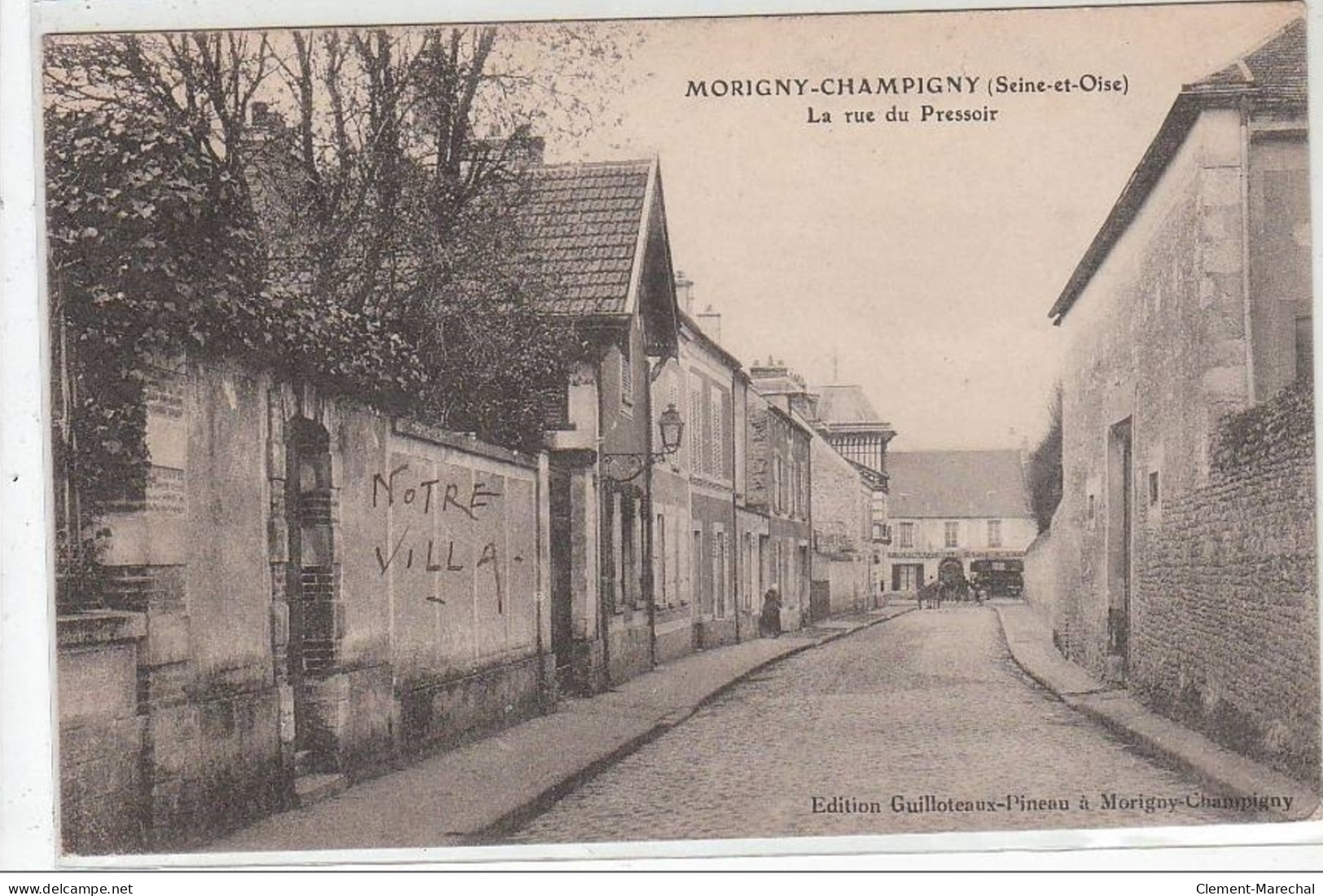 MORIGNY-CHAMPIGNY : La Rue Du Pressoir - Très Bon état - Sonstige & Ohne Zuordnung