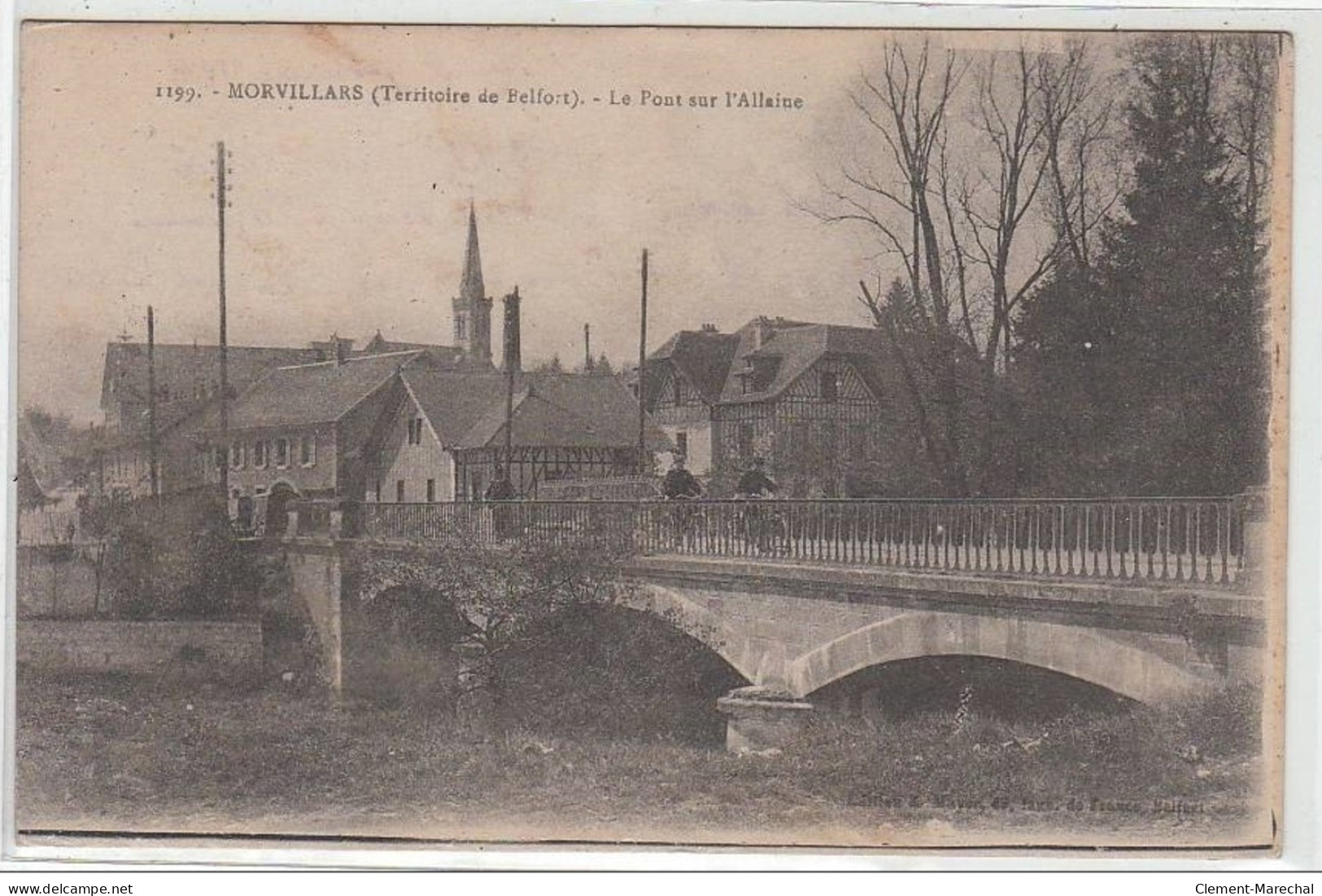 MORVILLARS : Le Pont Sur L'Allaine - Très Bon état - Sonstige & Ohne Zuordnung