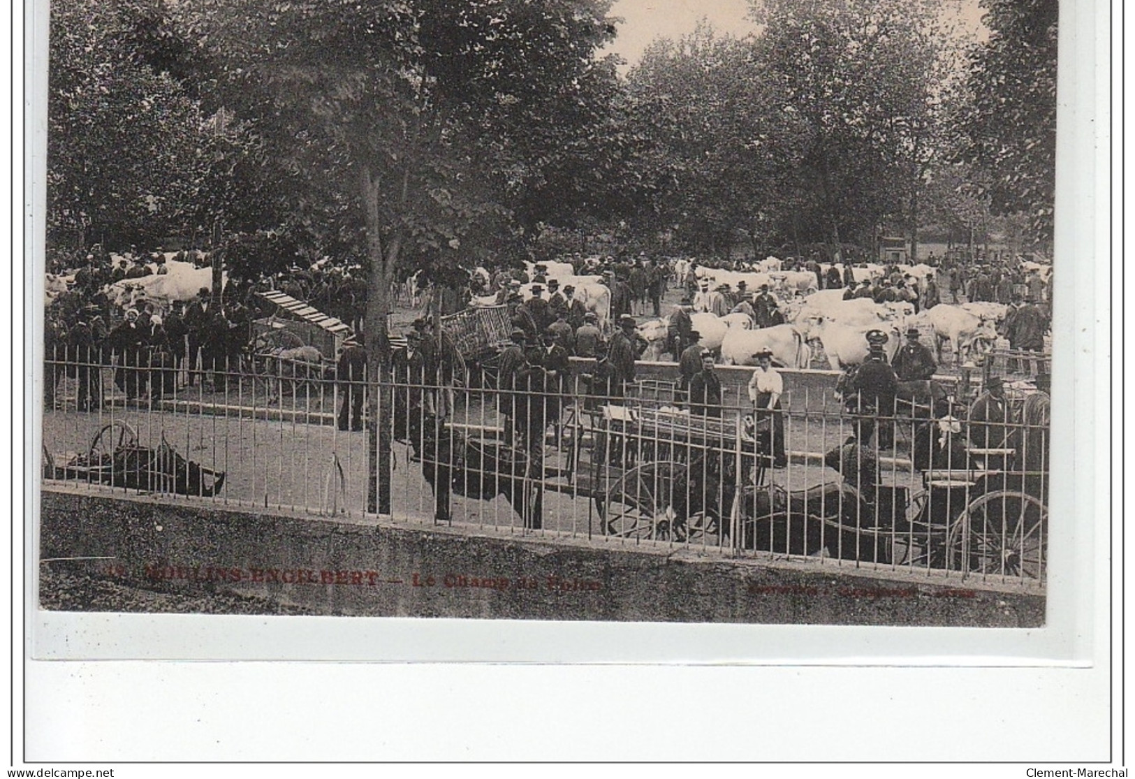 MOULINS-ENGILBERT - Le Champ De Foire - Très Bon état - Moulin Engilbert