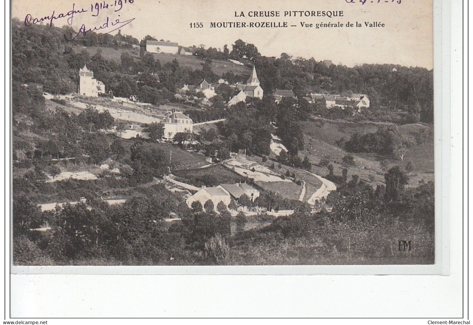 MOUTIER-ROZEILLE - Vue Générale De La Vallée - Très Bon état - Autres & Non Classés