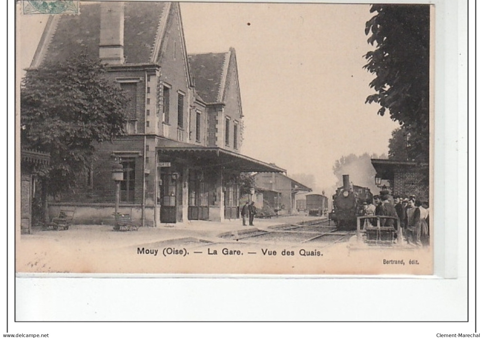 MOUY - La Gare - Vue Des Quais - Très Bon état - Mouy