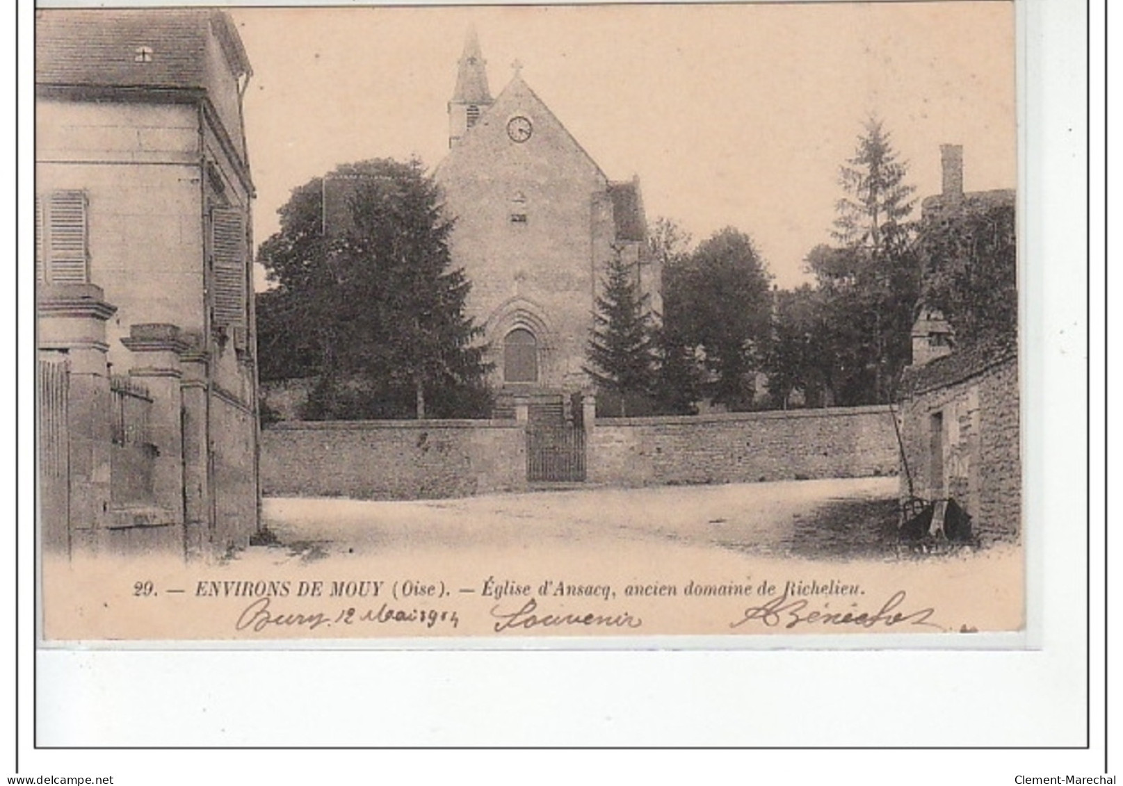 MOUY - Eglise D'Ansacq, Ancien Domaine De Richelieu - Très Bon état - Mouy
