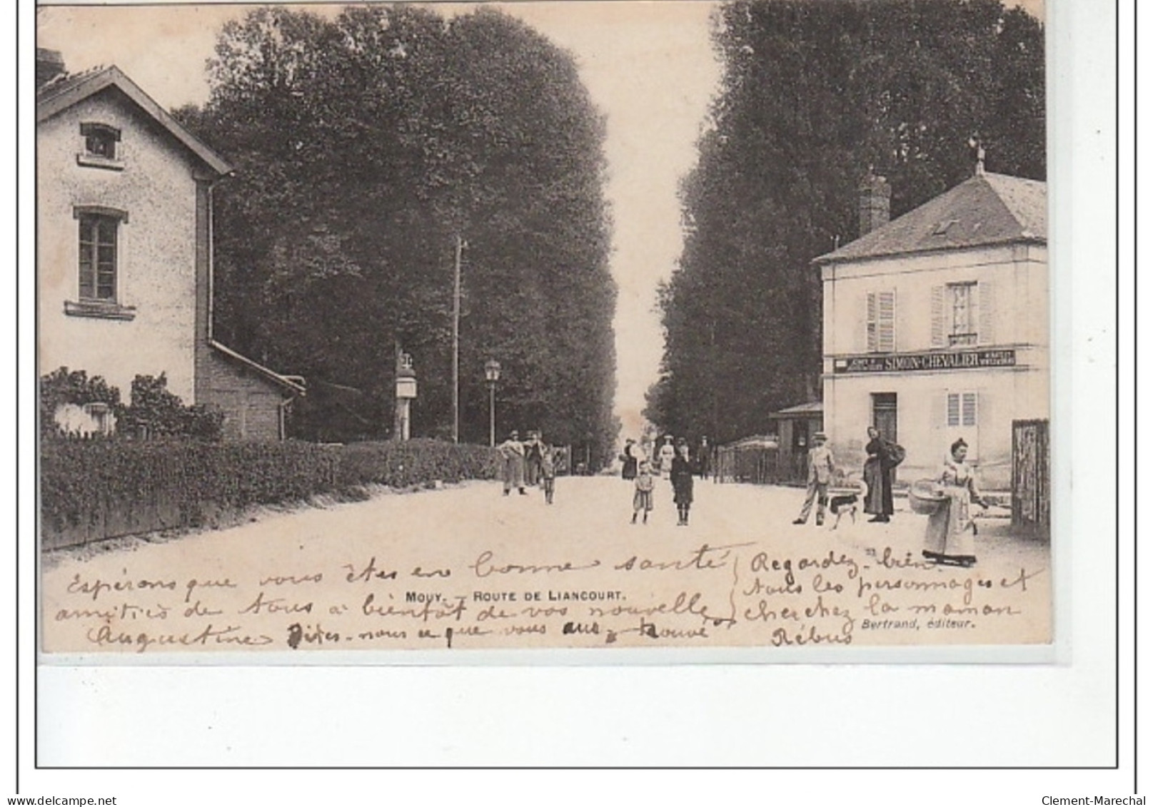 MOUY - Route De Liancourt - Très Bon état - Mouy