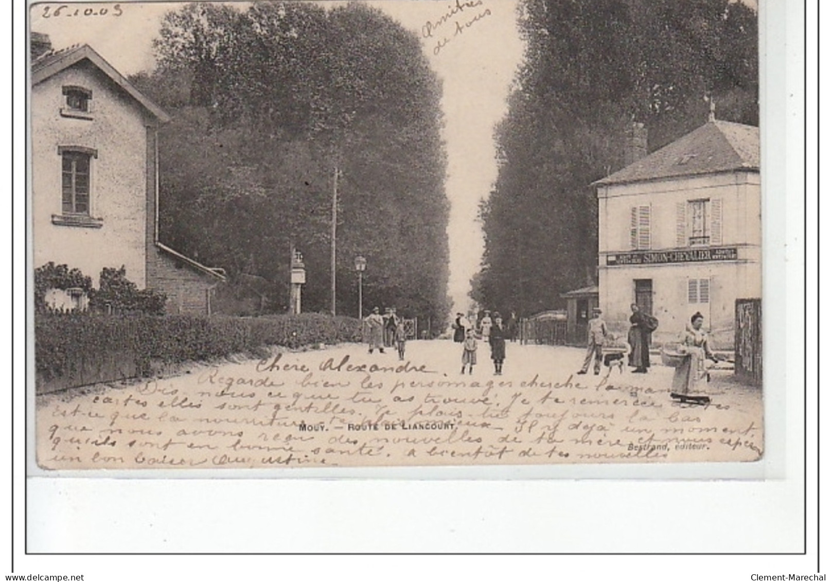 MOUY - Route De Liancourt - Très Bon état - Mouy