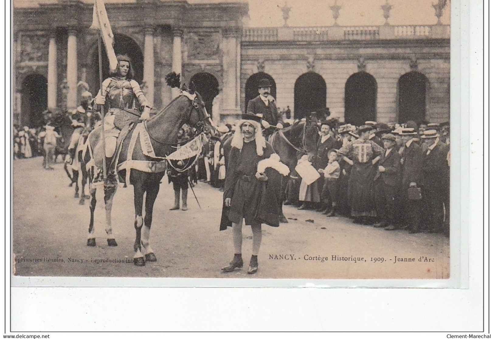 NANCY - Cortège Historique 1909 - Jeanne D'Arc - Très Bon état - Nancy