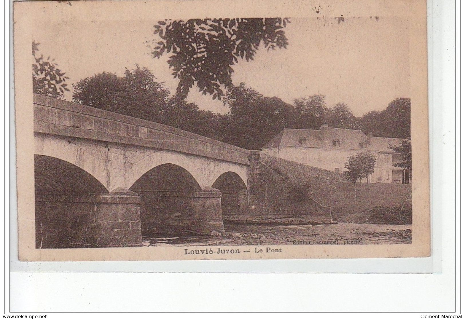 LOUVIE-JUZON - Le Pont - Très Bon état - Otros & Sin Clasificación