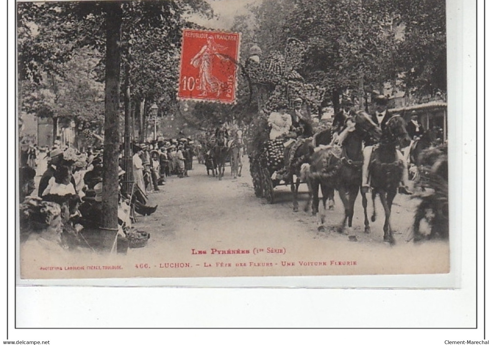 LUCHON - La Fête Des Fleurs - Une Voiture Fleurie - Très Bon état - Luchon