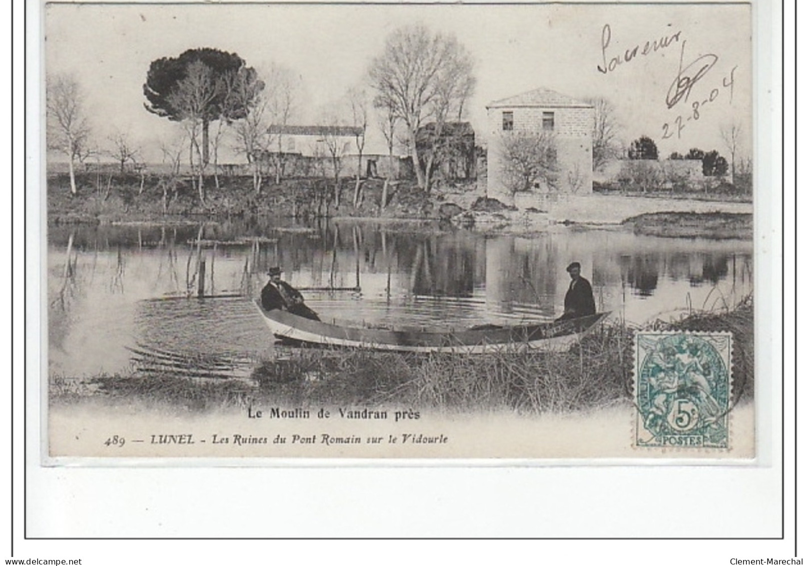 LUNEL - Les Ruines Du Pont Romain Sur Le Vidourle - Très Bon état - Lunel