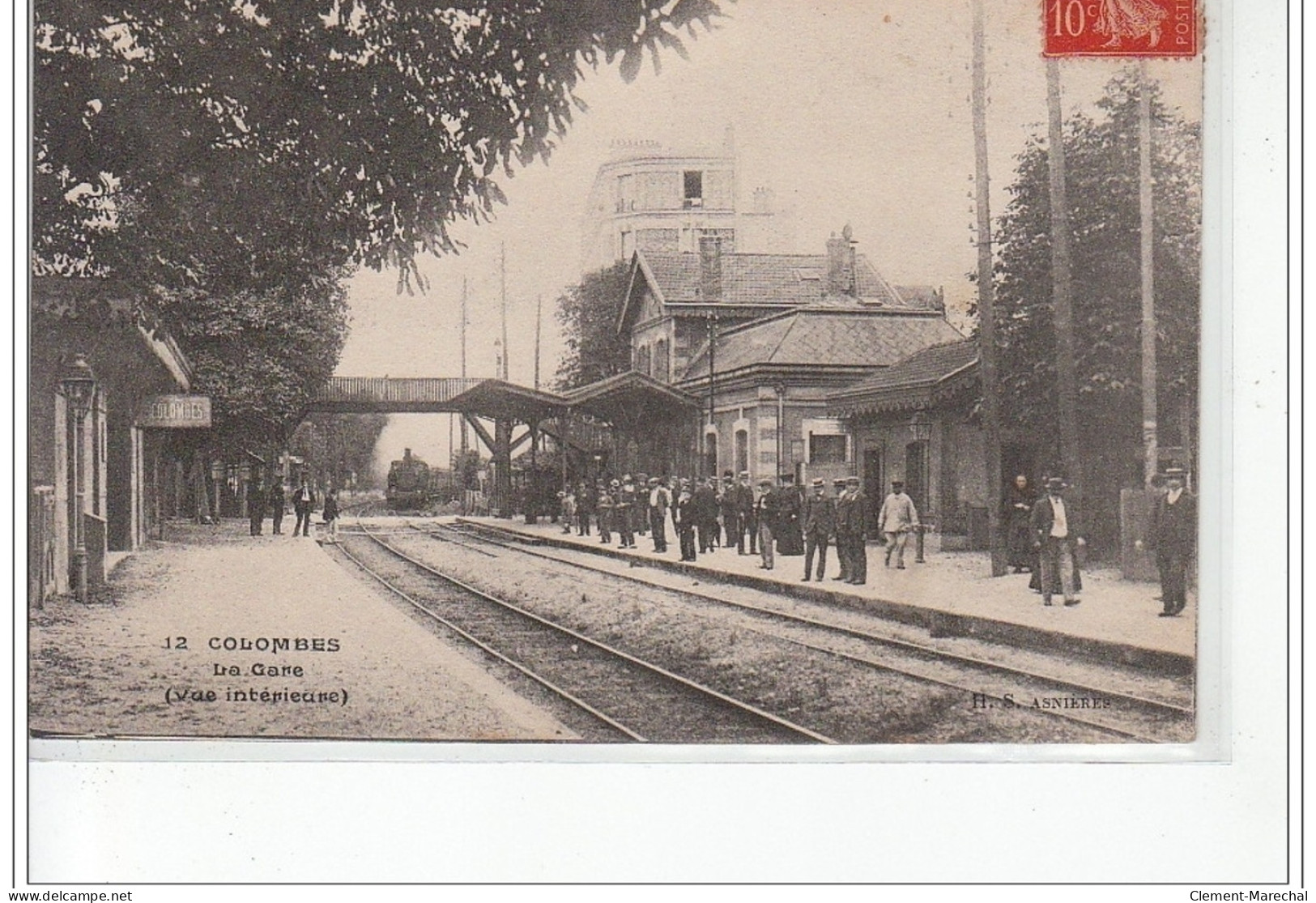 La Gare (Vue Intérieure) - Très Bon état - Colombes