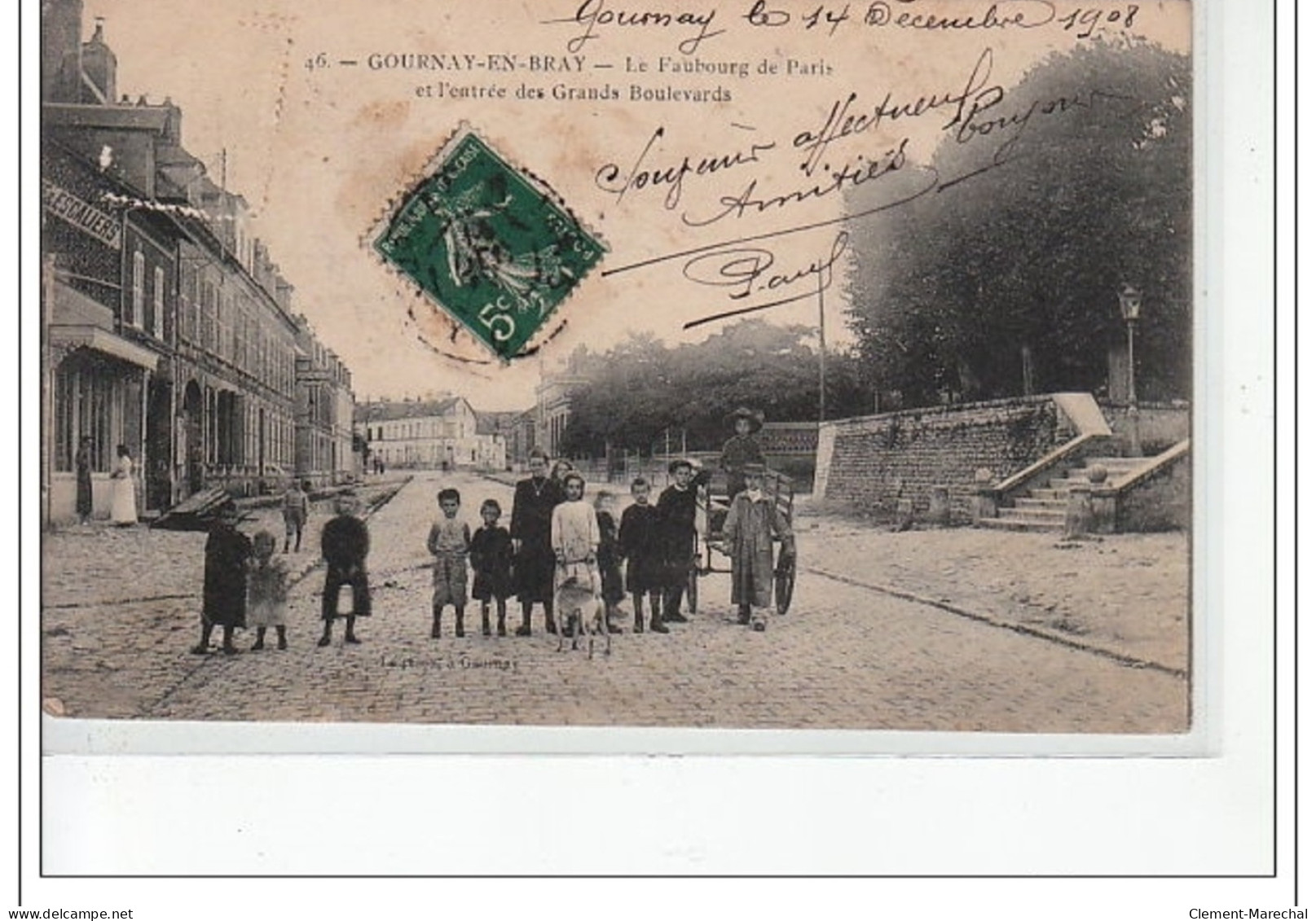 Le Faubourg De Paris Et L'entrée Des Grands Boulevards - Très Bon état - Gournay-en-Bray