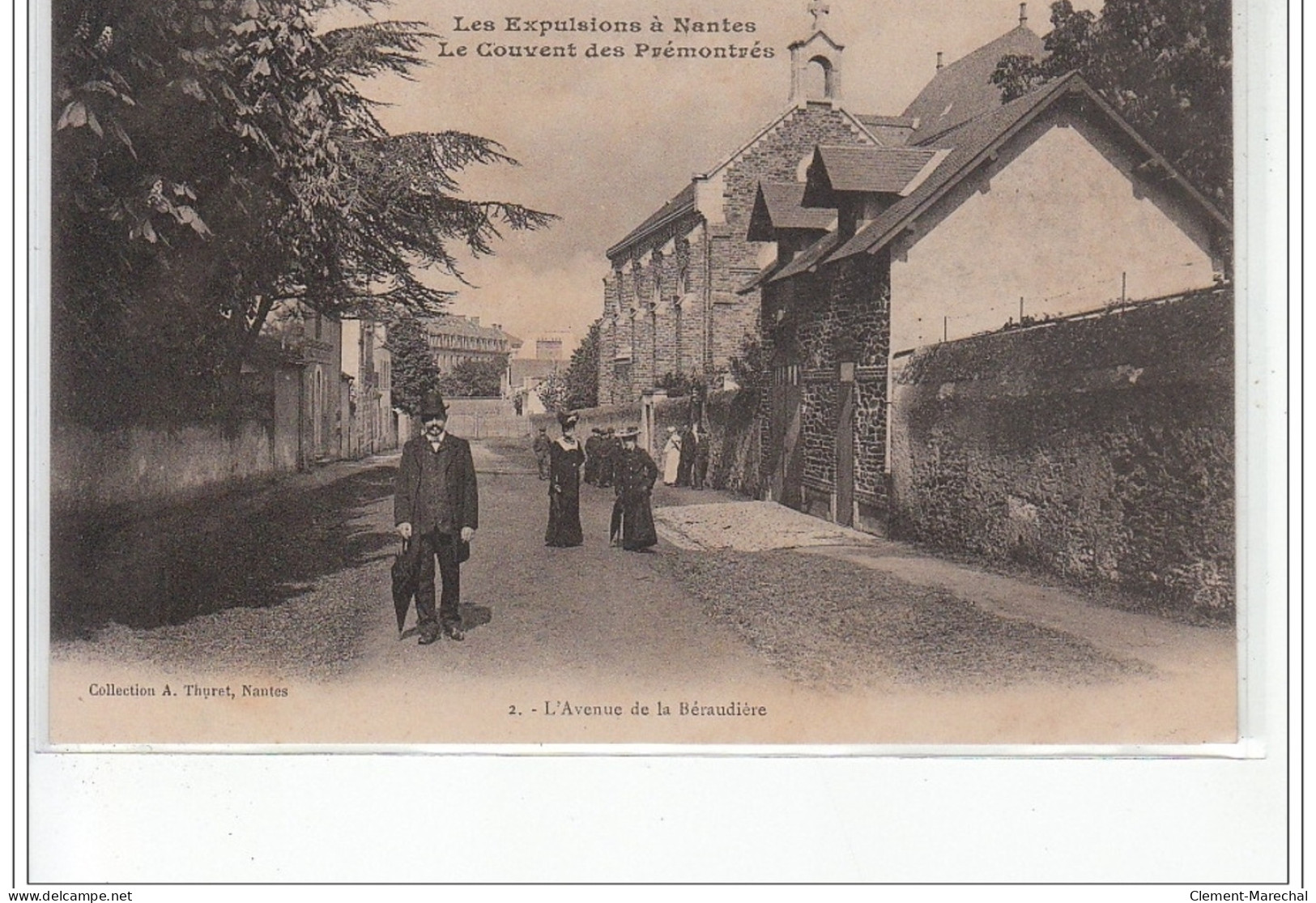 Les Expulsions à NANTES - Le Couvent Des Prémontrés - L'Avenue De La Béraudière - Très Bon état - Nantes