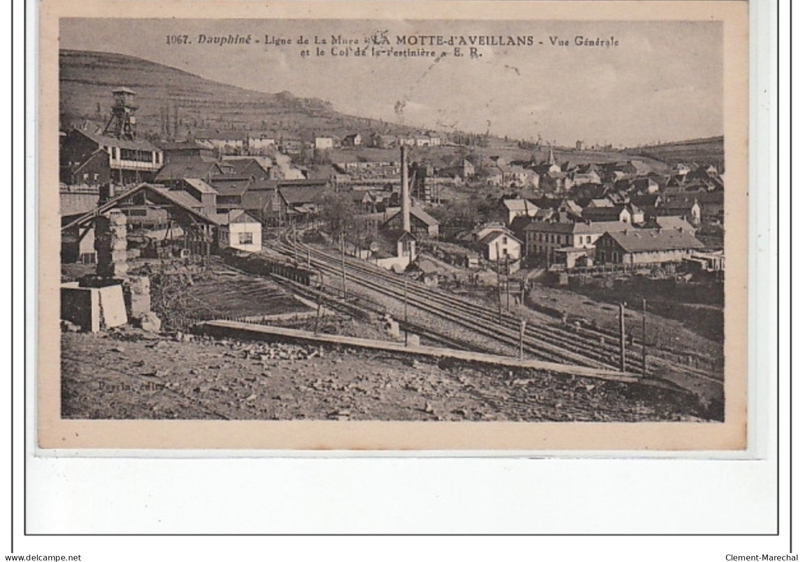 Ligne De La Mure - LA MOTTE D'AVEILLANS - Vue Générale Et Le Col De La Festinière - Très Bon état - Otros & Sin Clasificación