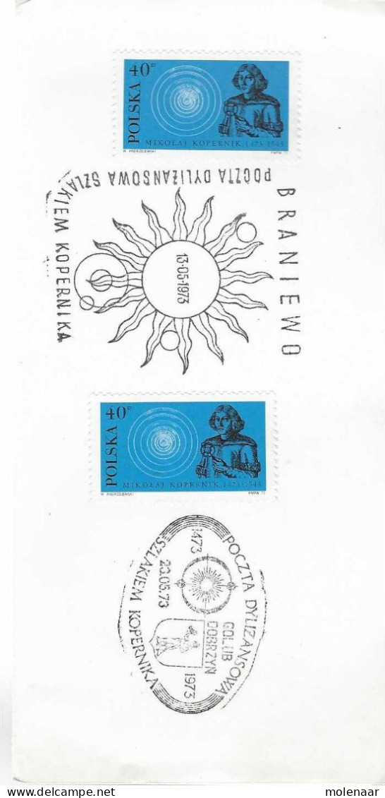 Postzegels > Europa > Polen > 1944-.... Republiek > 1971-80 > 2 Bladen Met 5x 2179 Div. Stempels  (17087) - Covers & Documents