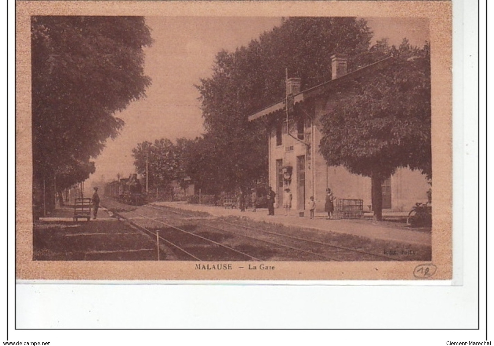 MALAUSE - La Gare - Très Bon état - Sonstige & Ohne Zuordnung